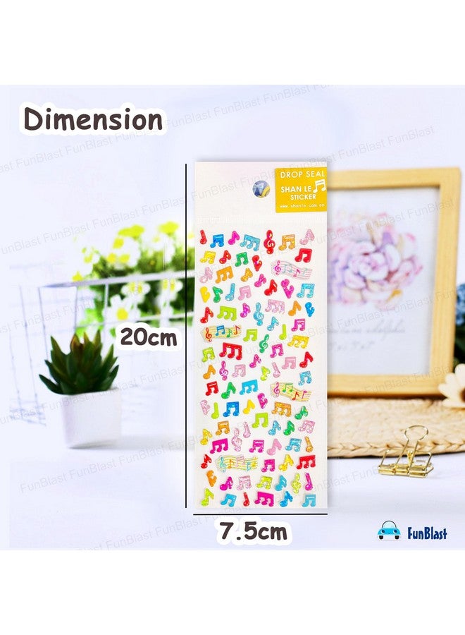 فنبلاست مجموعة ملصقات فن بلاست كاواي - مجموعة من 4 ملصقات للأطفال، ملصقات ثلاثية الأبعاد للبنات، ملصقات جمالية، ملصقات لطيفة، ملصقات للأطفال، ملصقات حرفية، ملصقات ذاتية اللصق (5+6+7+8) - Image 2