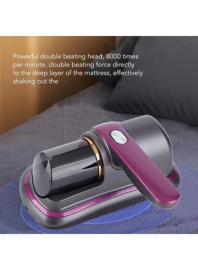 منظف ​​مراتب لاسلكي يعمل بالأشعة فوق البنفسجية - مكنسة يدوية بقوة 100 واط مع قوة شفط عالية تتراوح بين 8000 و10000 باسكال، مزيل للعث من الفراش والأرائك والسجاد والأسطح القماشية - Image 5