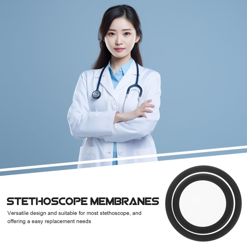 2 Pcs Medical Grade Stethoscope Diaphragm Replacement Covers For Adult And Pediatric Models - Image 4