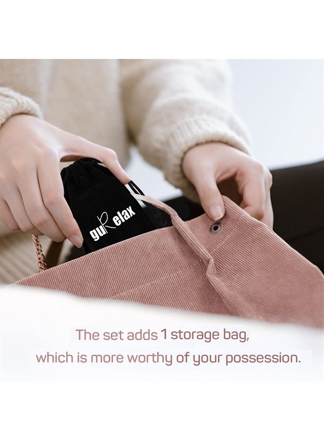 gurelax أداة إزالة شعر الوجه للنساء، ماكينة حلاقة كهربائية قابلة لإعادة الشحن للوجه للسيدات، أفضل أجهزة إزالة شعر الوجه، ماكينة حلاقة شعر الوجه بدون ألم، للشفاه، الشارب، الذقن، مع حقيبة فانيلا من جوريلاكس - Image 3