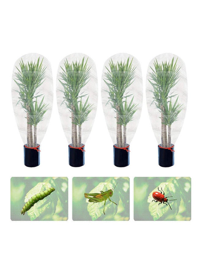 Generic Wind-Prevent Breathable Plant Cover Bag Clear  - Image 4
