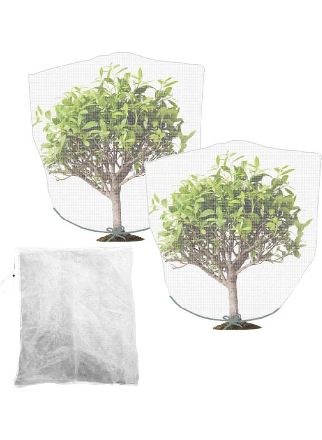 Generic Wind-Prevent Breathable Plant Cover Bag Clear  - Image 2