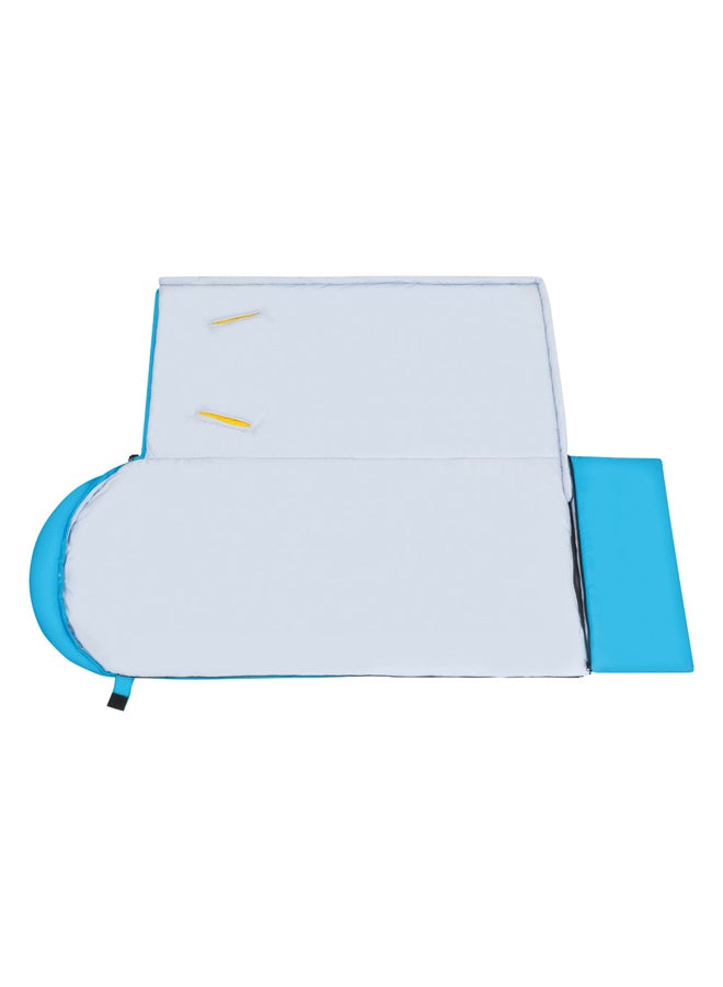 AL SANIDI حقيبة نوم للتخييم - للأطفال، زرقاء، مقاس 195*75 سم - Image 2