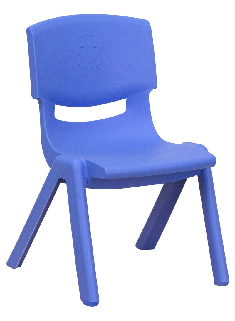 Funz Funz Stackable Plastic Kids Learning Chairs, 40 X 32 X 51cm, The Perfect Chair for Playrooms, Schools, Daycares and Home, Blue  - Image 1
