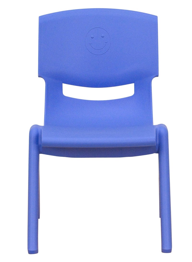 Funz Funz Stackable Plastic Kids Learning Chairs, 40 X 32 X 51cm, The Perfect Chair for Playrooms, Schools, Daycares and Home, Blue  - Image 2