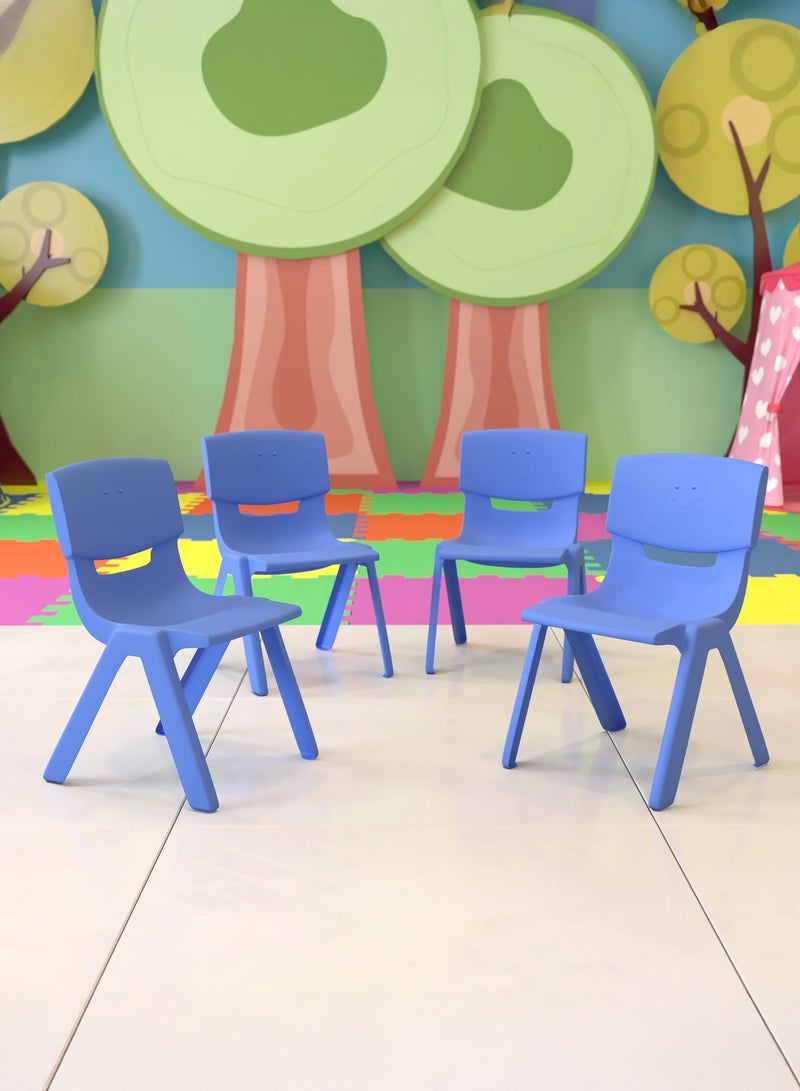 Funz Funz Stackable Plastic Kids Learning Chairs, 40 X 32 X 51cm, The Perfect Chair for Playrooms, Schools, Daycares and Home, Blue  - Image 5