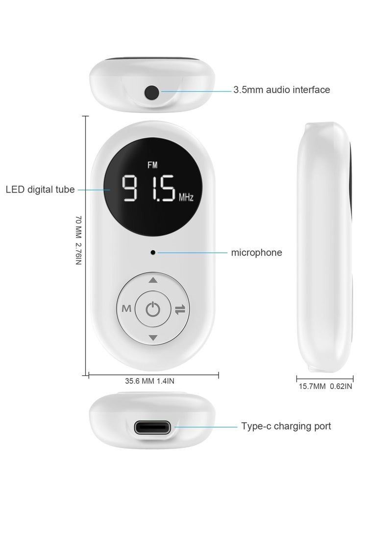 Y&D - Bluetooth Adapter, 5.3 Transmitter and Receiver,3.5mm Wireless Audio AptX Low Latency Dual Link Adapter for TV/PC/Home Sound System/Car - Image 1
