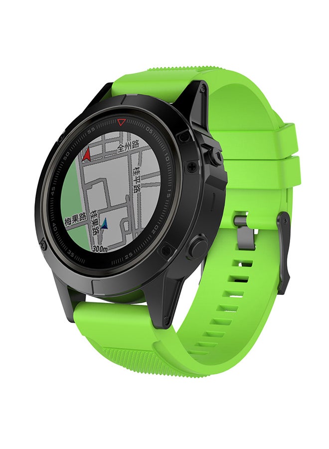Voberry Replacement Watch Band For Garmin Fenix 5X Plus Green - Image 3