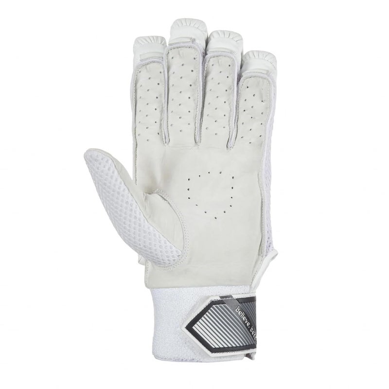 SG Cotton, Leather LITEVATE White RH Cricket Batting Gloves - Image 3