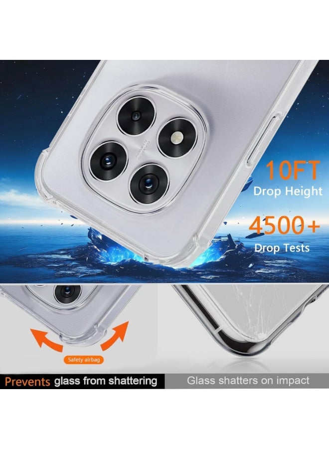 Note 15 Pro 5G Mobile Phone Case with Camera Protection, Soft TPU Silicone Case, Reinforced Edge with Reinforced Corners for Redmi Note 15 Pro 5G, Protection (Clear) - Image 2