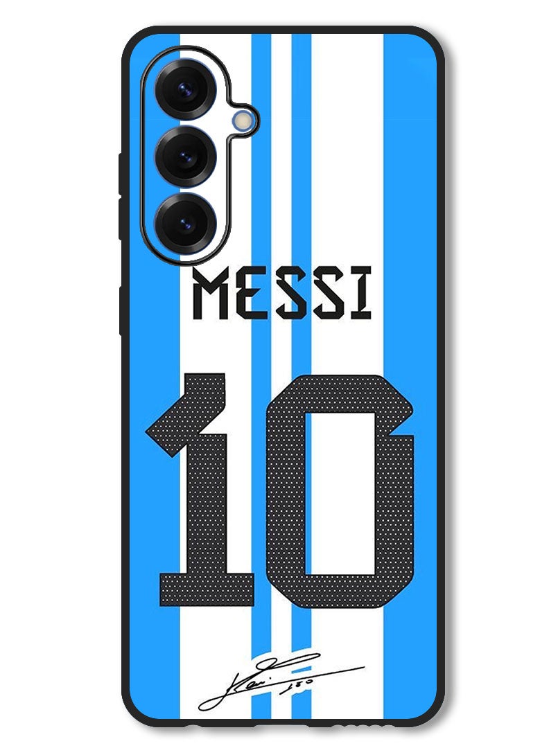 Theodor Case Compatible with Samsung Galaxy A56 Protection Shockproof Bumper Cover Messi 10 - Image 1