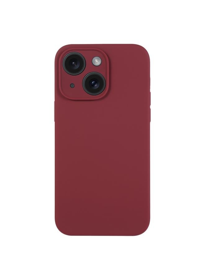 S-TOP Case For iPhone 15 Pure Color Liquid Silicone Fine Pore Phone Case - Image 1