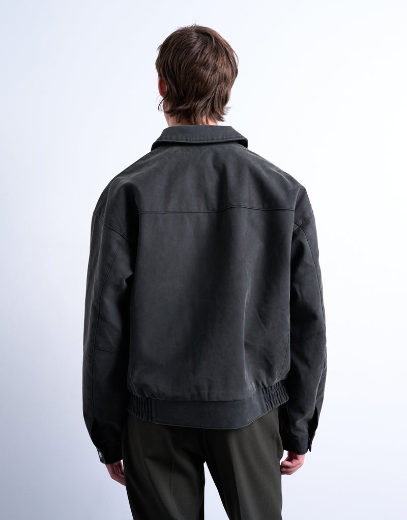 TOPMAN Suede Effect Jacket - Image 2