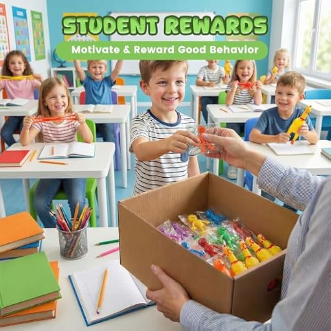 POPLAY 60PCS Smile Face Bendable Man, Stretchy Figures Party Favors Gooey Bendy Fidget Toys for Stress Relief, Valentine Goodie Bag Stuffers, Classroom Exchange Prizes - Image 4