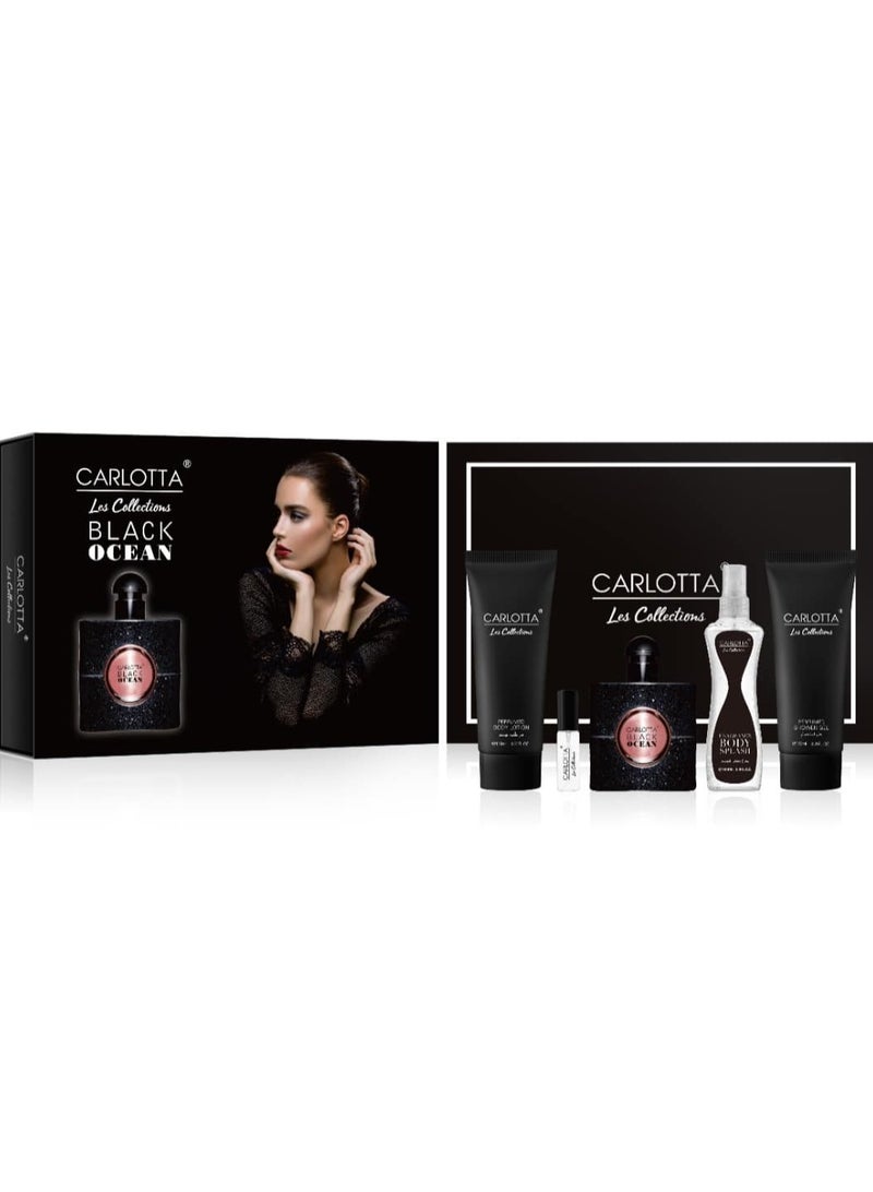 كارلوتا طقم عطور كارلوتا بلاك اوبيوم نوي بلانش90 مل - Image 1