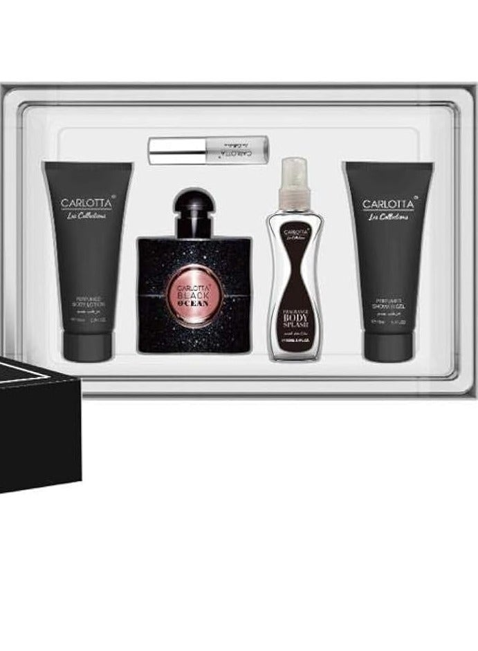 كارلوتا طقم عطور كارلوتا بلاك اوبيوم نوي بلانش90 مل - Image 3