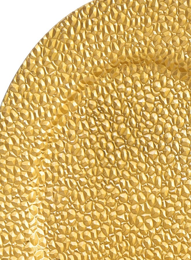 Goaste 12 Pack Gold Charger Plates, 13" Round Plastic Serving Chargers, Decorative Dinner Plate Chargers Bulk, Antique Table Charger Serving Tray for Wedding, Catering, Parties, Home Dinner Use - Image 3