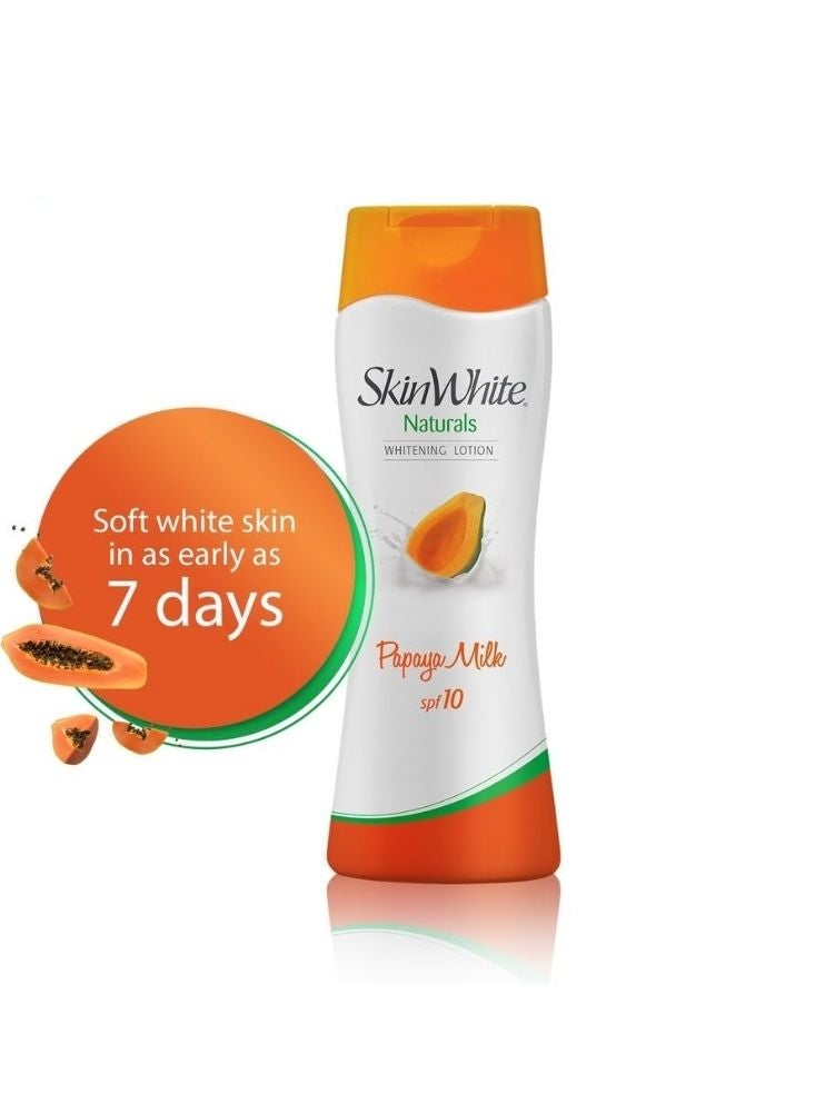SkinWhite Papaya Milk Whitening Lotion SPF10 – Whitens in 7 Days - Image 2
