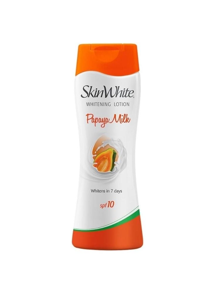 SkinWhite Papaya Milk Whitening Lotion SPF10 – Whitens in 7 Days - Image 1