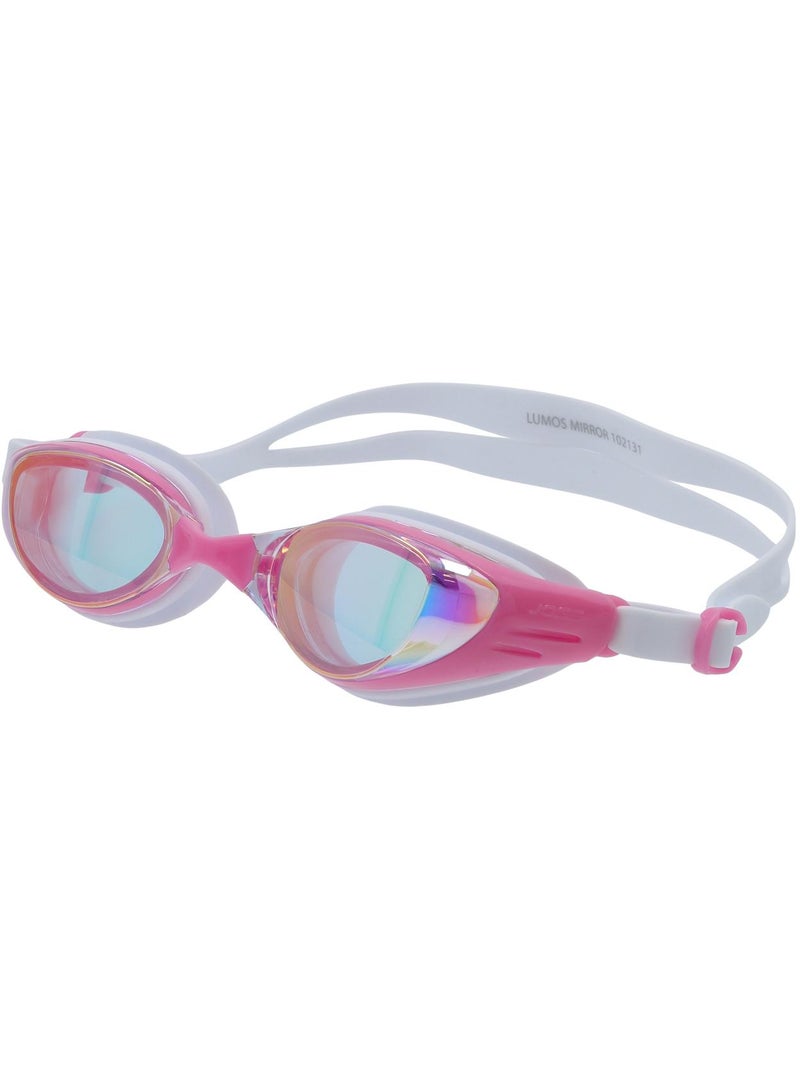 Joss Lumos Mirror Pink Adult Swimming Goggles  Uv Protection, Anti-Fog, Panoramic Lenses, Adjustable Nose Bridges, Comfortable Fit For Water Activities - Image 1