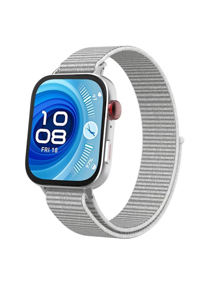 X-level 4 Packs Suitable for Huawei Watch Fit 4/ Fit 4 Pro /Fit 3 Velcro Nylon Loop Strap, Nylon Watchband Replacement Bracelet for Huawei Watch Fit 4/ Fit 4 Pro /Fit 3  - Image 2