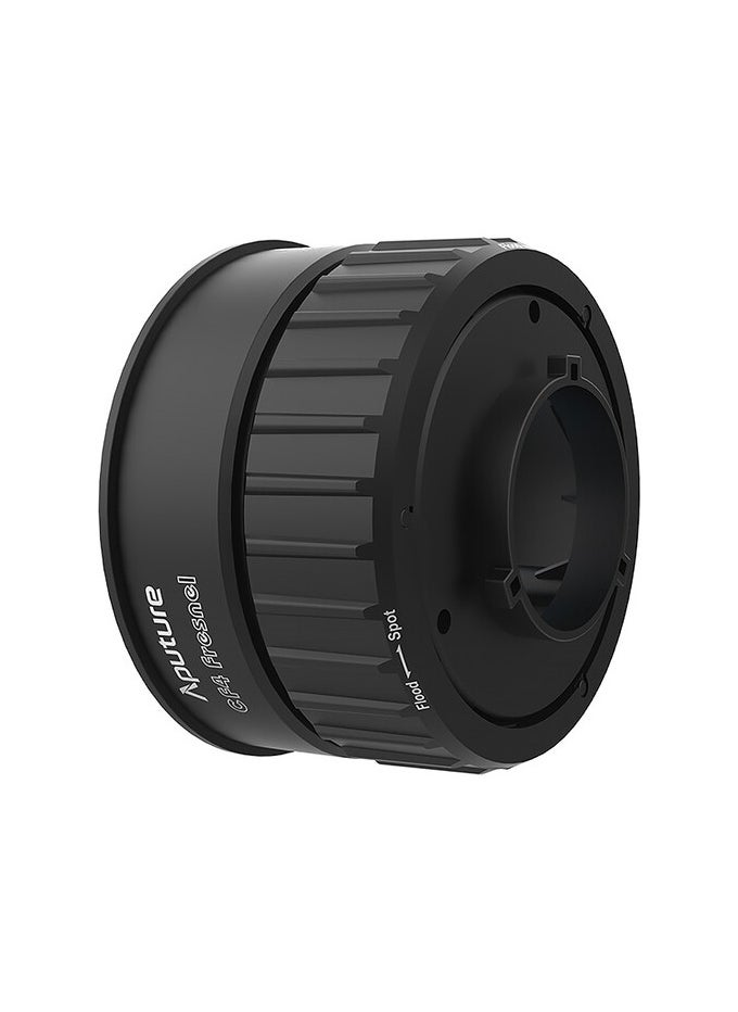 Aputure CF4 Fresnel Lens Modifier – Compatible with STORM 80c, Adjustable Beam Angle (15°–45°), Dual-Lens Optical Design, Silent Active Cooling, High Output Control for Professional Film & Studio Lighting