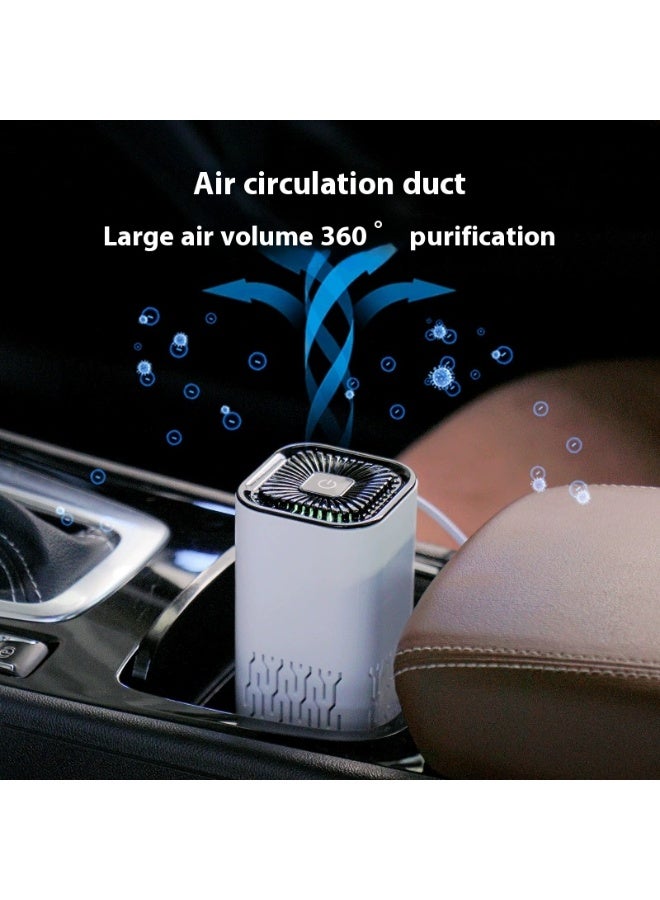 Healife Car Air Purifier with Negative Ion | 360° Surround Purification | Quiet Operation for Drivers, Office & Home - Image 2