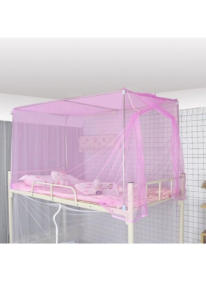 Bluejw Mosquito Net Student Dormitory Upper Bed Side Door Zipper 0.9m Female Single Bed Dormitory Upper And Lower Bed Bracket Rod New Product - Image 1