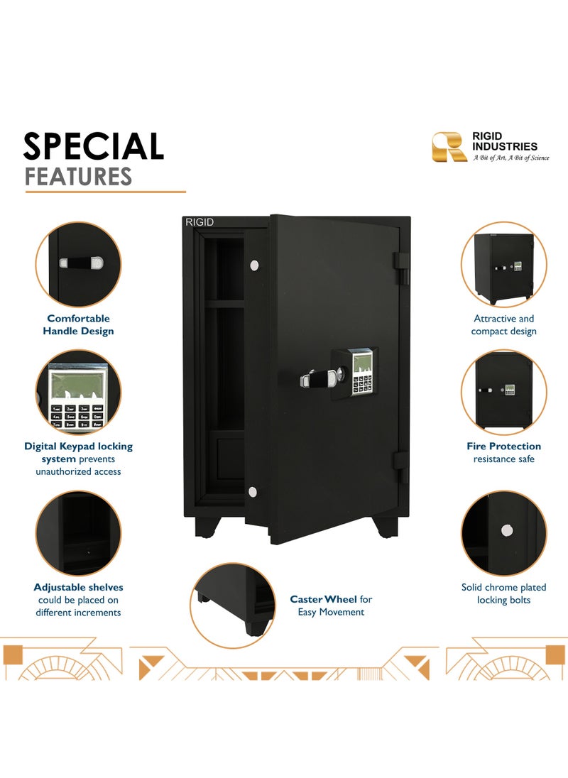 Fire Resistant Steel Safe with Digital & Key Lock, 130Kg - pzsku/ZFACB9A691C61E76E5A1EZ/45/_/1718272403/ae5f9f06-fd3a-4f2b-98cb-523033e39537