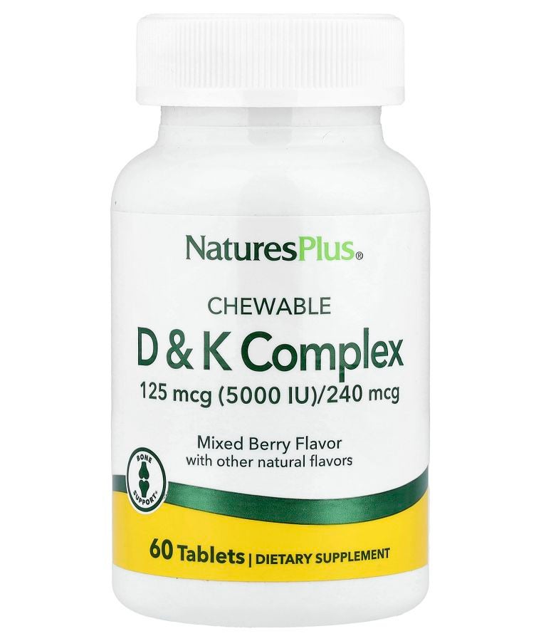 Chewable D & K Complex Mixed Berry 60 Tablets