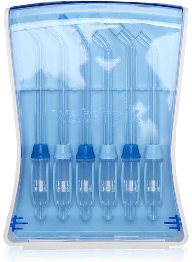 Waterpik Water Flosser Tips Storage Case and 6 Count Replacement Tips, Convenient, Hygienic Sturdy - Image 2