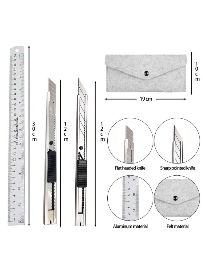 kaiderine Self-Healing craft cutting mat, Rotary double sided cutting board with craft carving tool and ruler. A3 Cutting Mat for DIY Arts and Crafts, Sewing, Quilting and Scrapbooking projects. - Image 5