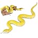 Hsxfl Realistic Fake Snakes Toy Soft Rubber Snake Realistic Keep Birds and Squirrels Away Python Toys for Garden Gift April Fools Day Party Favors or Halloween Decoration Props - Image 2