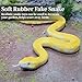Hsxfl Realistic Fake Snakes Toy Soft Rubber Snake Realistic Keep Birds and Squirrels Away Python Toys for Garden Gift April Fools Day Party Favors or Halloween Decoration Props - Image 4