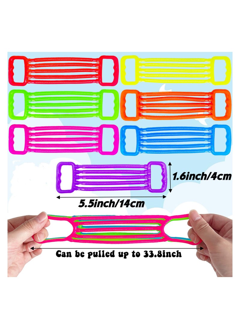 SYOSI - 28 Pack Stretchy Strings Fidget Toys Colorful Sensory Noodle Textured String for Kids Stress Relief Party Favors Stocking Stuffers Random Color - Image 1