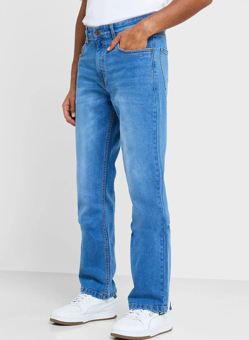 Seventy Five Mens Bootcut Jeans