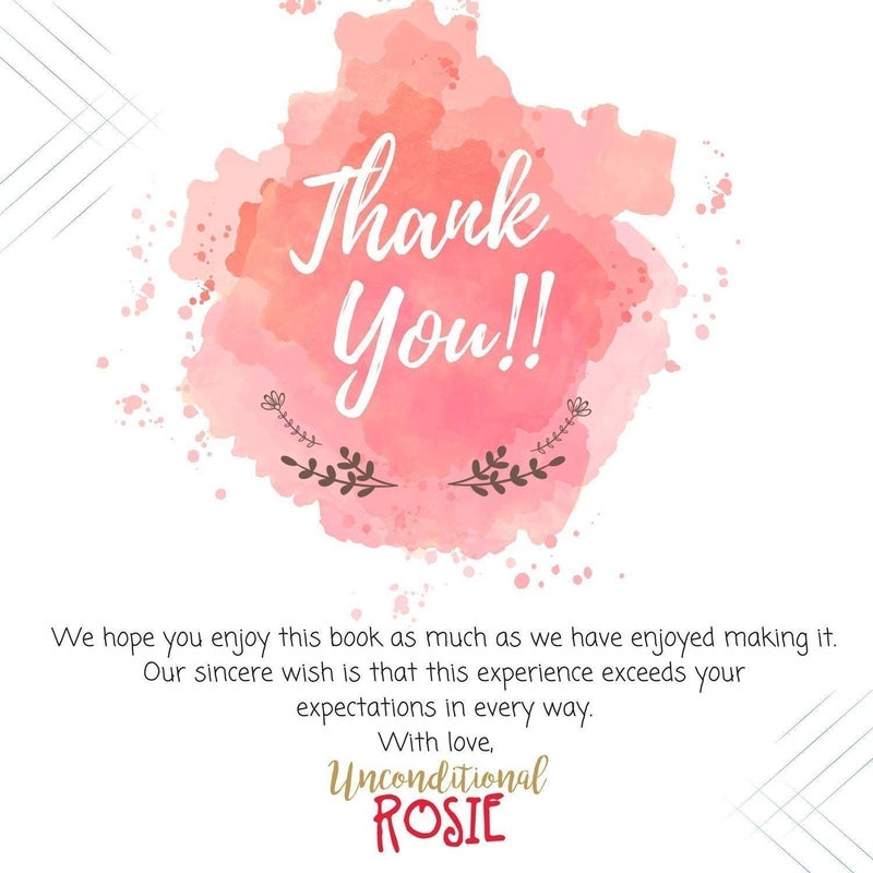 Unconditional rosie رحلتي لمدة 9 أشهر - كتاب البطن، مجلة الحمل وكتاب ذكريات الطفل مع ملصقات - ألبوم صور وكتاب قصاصات الطفل - مجلات الحمل للأمهات الجدد - كتاب ذكريات مجلة الحمل - Image 1