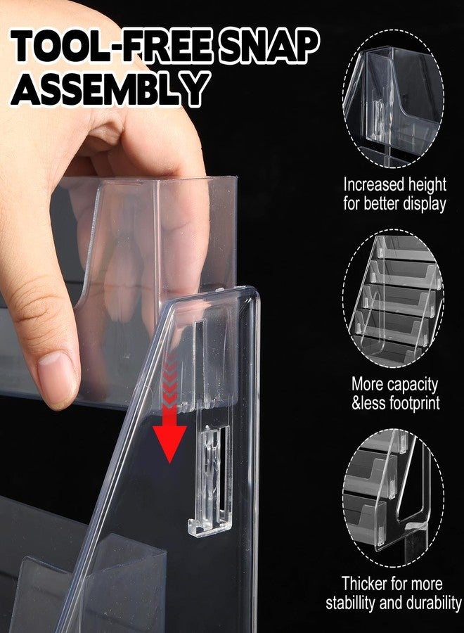 Hlimior Military Challenge Coin Holder Display Stand 5 Layer Large Capacity Acrylic Military Challenge Coin Rack-Holds 50 Coins,Army Collectible Coins Holder Display for Collectors Military Enthusiasts Veterans - Image 3