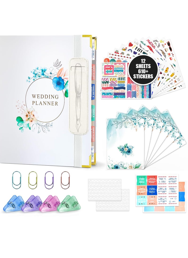 SYOSI - Bridal Wedding Planner Book and Organizer, Engagement Countdown and Unique Gift for Couples, Future Brides and Grooms - Image 1