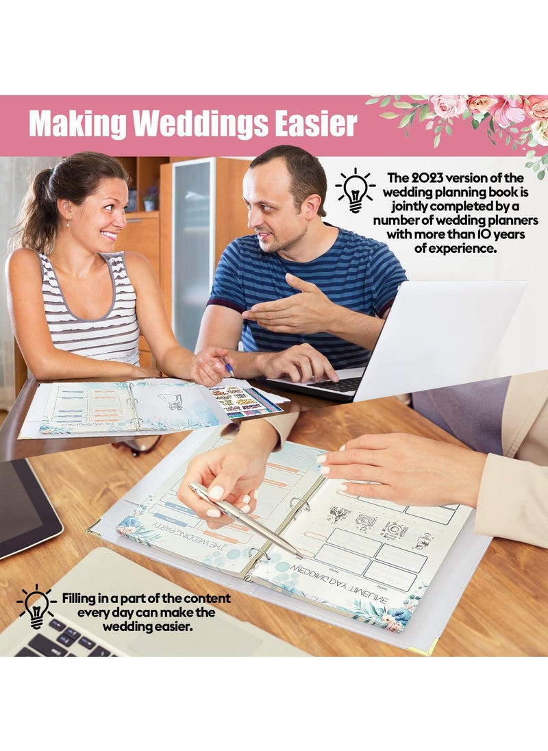 SYOSI - Bridal Wedding Planner Book and Organizer, Engagement Countdown and Unique Gift for Couples, Future Brides and Grooms - Image 1