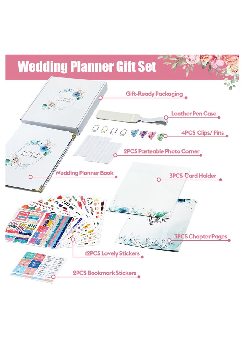 SYOSI - Bridal Wedding Planner Book and Organizer, Engagement Countdown and Unique Gift for Couples, Future Brides and Grooms - Image 1