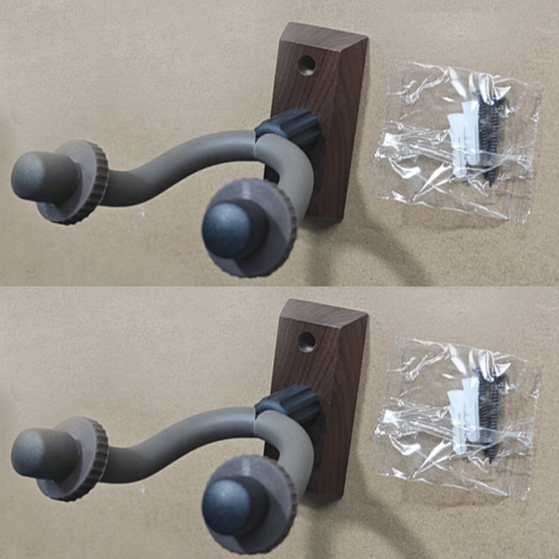 Black Walnut Wood Color Guitar Stand Guitar Wall Hook Bass Hook Ukulele Hook Electric Guitar Hook - Image 1