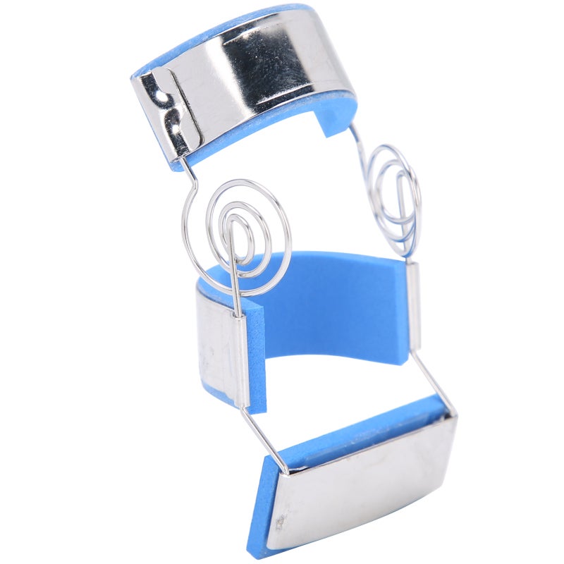 Adjustable Finger Rehabilitation Trainer M Size Stainless Steel Spring - Breathable EVA Liner Finger Straightener Splint for Sprain Arthritis Injury - Image 2