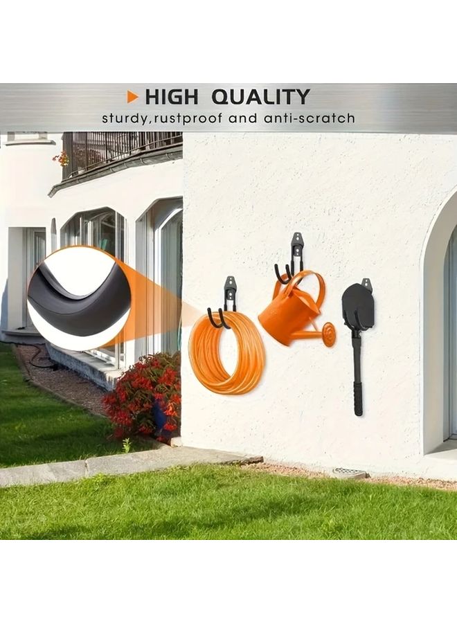 Large Metal Hook Set 18pcs Black Heavy Duty Wall Mount For Tools Storage - Image 5