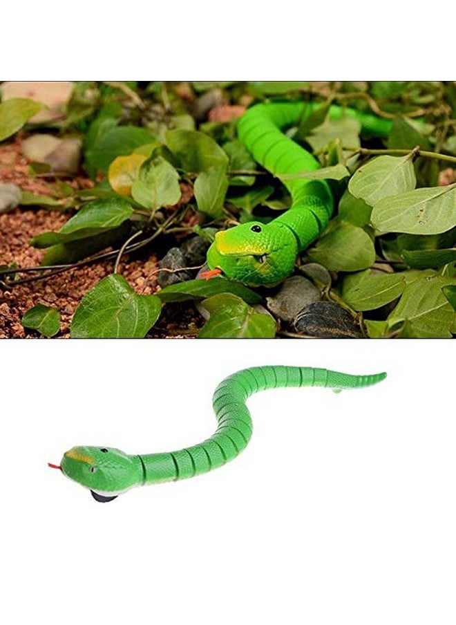 Kiditos Kiditos R/C Snake Toy Rechargeable, Realistic 16 Inches Long Egg-Shaped Infrared Remote Control Toy, Green  - Image 2