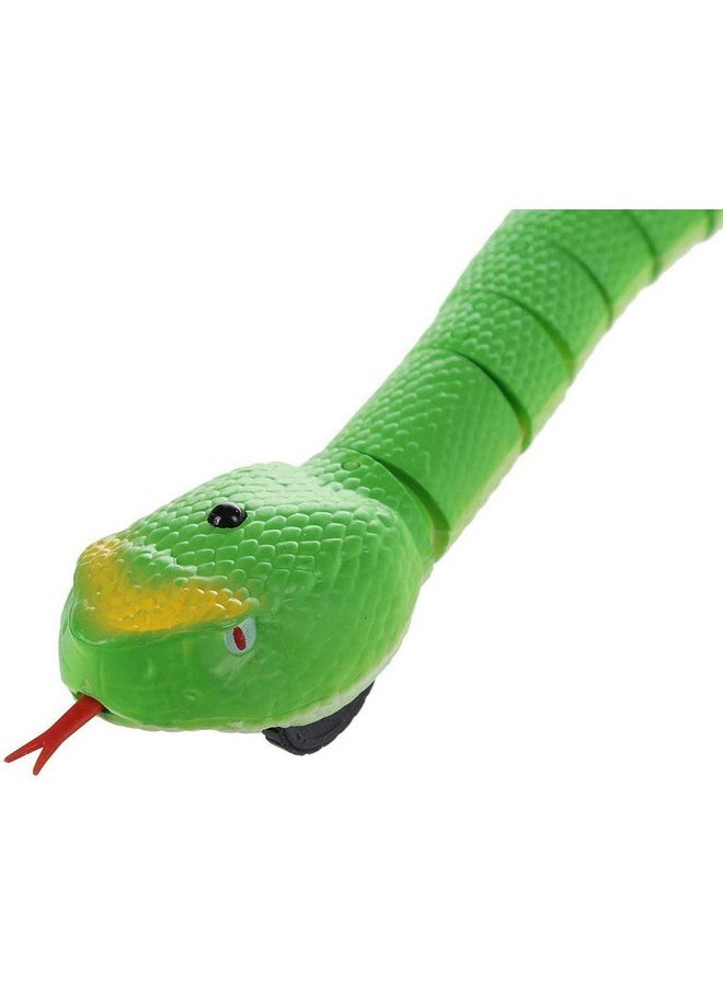 Kiditos Kiditos R/C Snake Toy Rechargeable, Realistic 16 Inches Long Egg-Shaped Infrared Remote Control Toy, Green  - Image 4