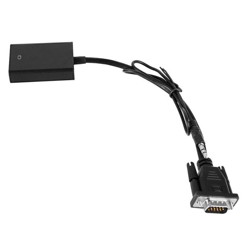 VGA To HDMI Converter 1080P 60Hz Aluminum Alloy Case - Portable USB Powered Video Audio Adapter for Analog To Digital HD Signal Conversion - Image 3
