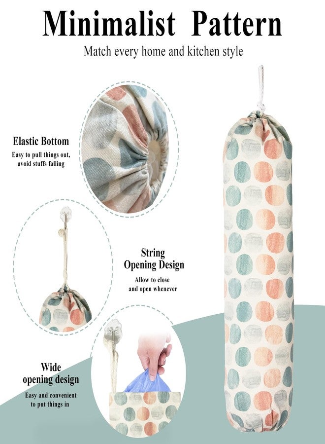 TOGETRUE Plastic Bag Holder, Wall Mount Plastic Bag Organizer Dispenser, Heavy Duty Grocery Bag Storage Holder, Hanging Shopping Bag Holder for Home Kitchen Camper (Point Shape) - Image 2