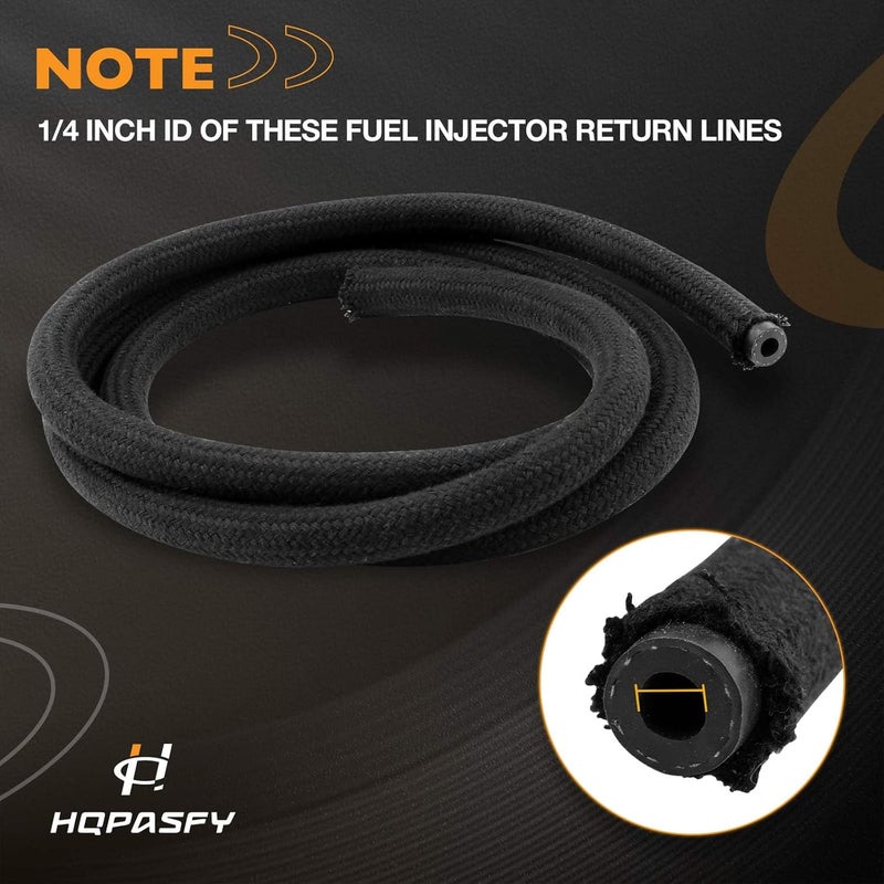 HQPASFY طقم خط عودة حقن الوقود ديزل HQPASFY لسيارات فورد غير باورستروك 7.3L من 1989-1994 - Image 3