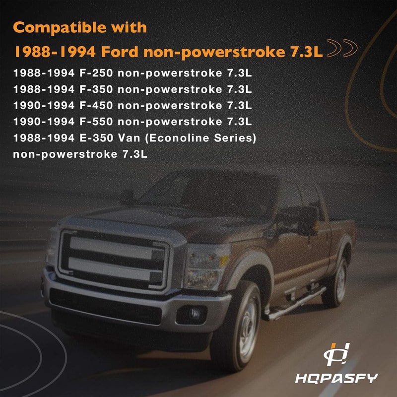 HQPASFY طقم خط عودة حقن الوقود ديزل HQPASFY لسيارات فورد غير باورستروك 7.3L من 1989-1994 - Image 2